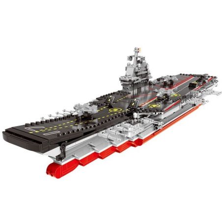 XINGBAO XB-06020 06020 XB06020 non  TÀU SÂN BAY tỷ lệ 1:525 bộ đồ chơi xếp lắp ráp ghép mô hình Creator AIRCRAFT CARRIER Sáng Tạo 1355 khối