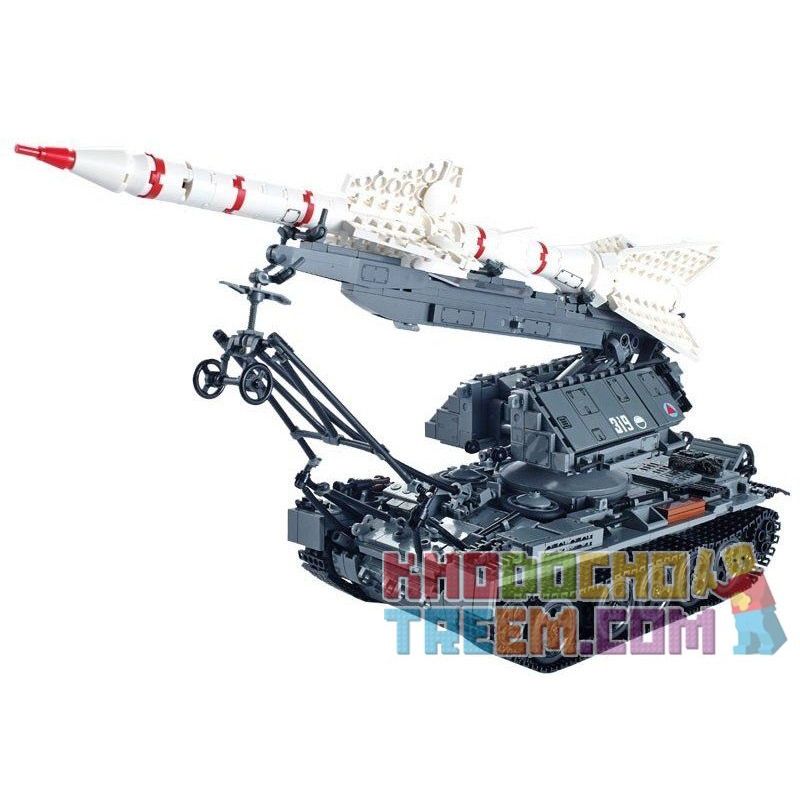 XINGBAO XB-06003 06003 XB06003 non  TÊN LỬA SA-2 bộ đồ chơi xếp lắp ráp ghép mô hình Creator SA-2 GUIDELINE Sáng Tạo 1623 khối