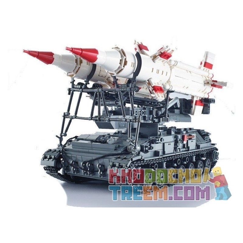 XINGBAO XB-06007 06007 XB06007 non  TÊN LỬA SA-4 GANEF bộ đồ chơi xếp lắp ráp ghép mô hình Creator SA-4 GANEF 导弹坦克 Sáng Tạo 1469 khối
