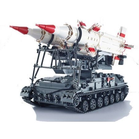 XINGBAO XB-06007 06007 XB06007 non  TÊN LỬA SA-4 GANEF bộ đồ chơi xếp lắp ráp ghép mô hình Creator SA-4 GANEF 导弹坦克 Sáng Tạo 1469 khối