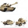 Kazi KY10000 10000 non  XE TĂNG CHỦ LỰC BIẾN HÌNH HUMMER BÁNH XÍCH bộ đồ chơi xếp lắp ráp ghép mô hình Military Army M1A2 ABRAMS MBT Quân Sự Bộ Đội 1463 khối