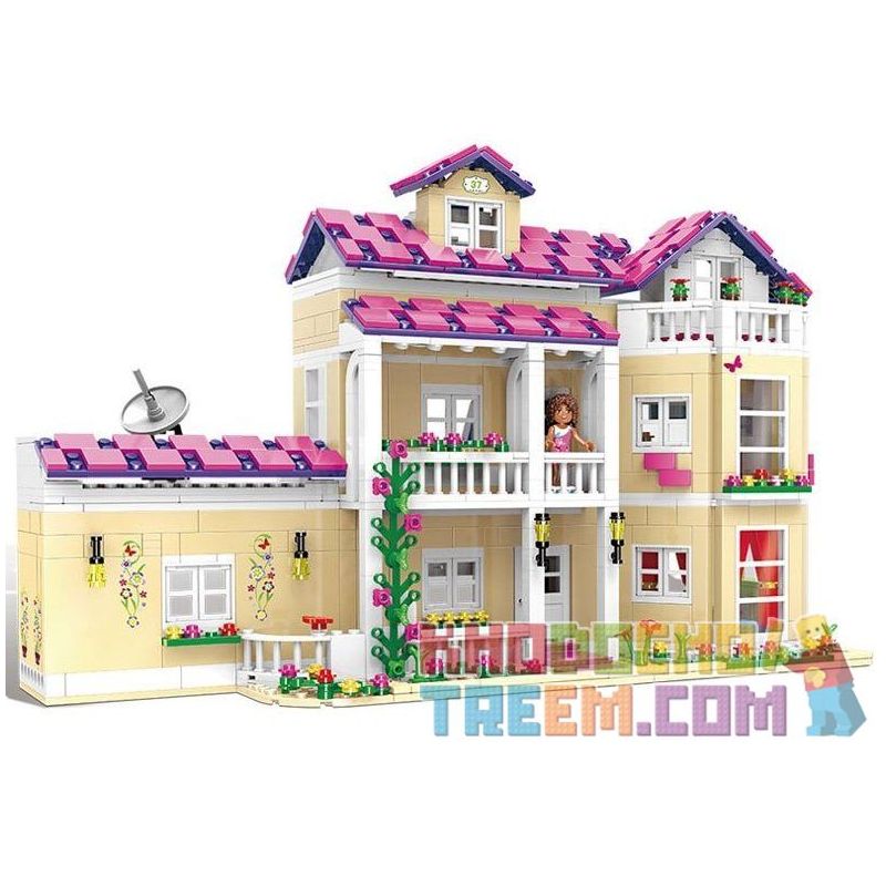 XINGBAO XB-12006 12006 XB12006 non  KÝ TÚC XÁ VUI NHỘN bộ đồ chơi xếp lắp ráp ghép mô hình City Girl CITYGIRL JOY DORM Thành Phố Con Gái 1334 khối