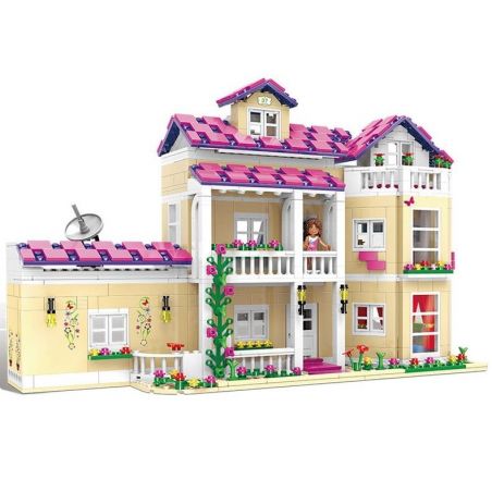 XINGBAO XB-12006 12006 XB12006 non  KÝ TÚC XÁ VUI NHỘN bộ đồ chơi xếp lắp ráp ghép mô hình City Girl CITYGIRL JOY DORM Thành Phố Con Gái 1334 khối