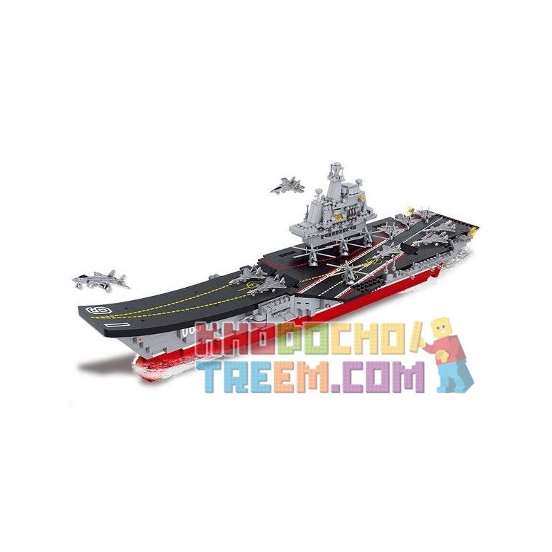 SLUBAN M38-B0399 B0399 0399 M38B0399 38-B0399 non  TÀU SÂN BAY TỈ LỆ 1:450 tỷ lệ 1:450 bộ đồ chơi xếp lắp ráp ghép mô hình Military Army AIRCRAFT CARRIER LIAONING Quân Sự Bộ Đội 1059 khối