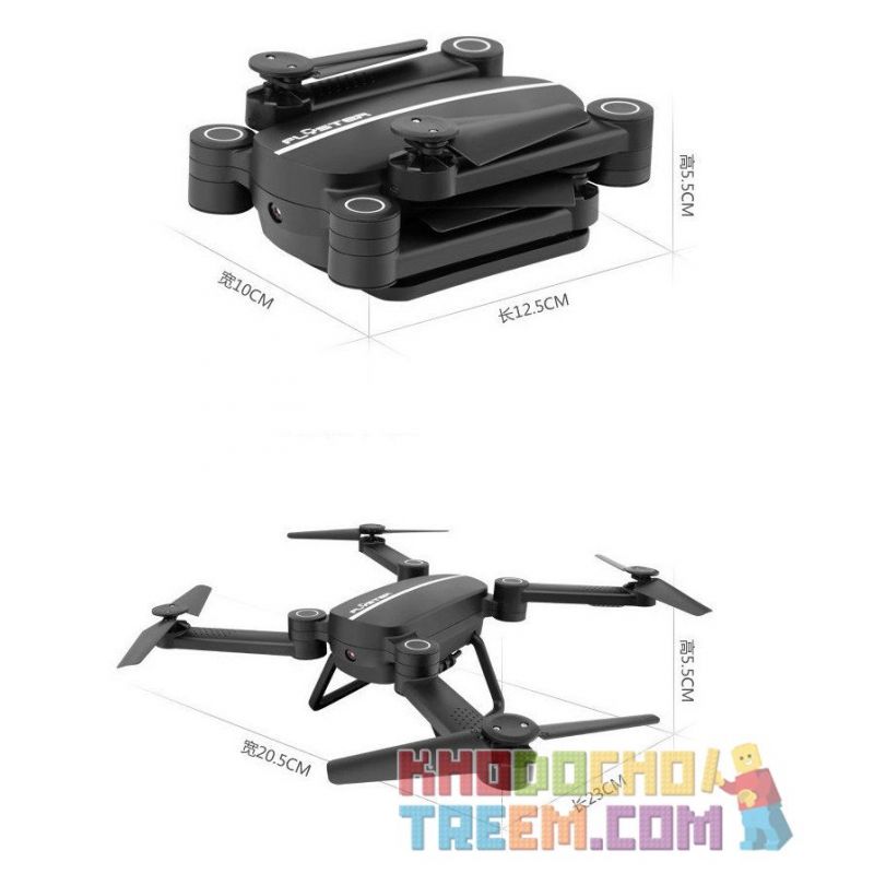 Jie Star SkyHunter X8 Black drone quadcopter có camera  + 2 pin + kính VR
