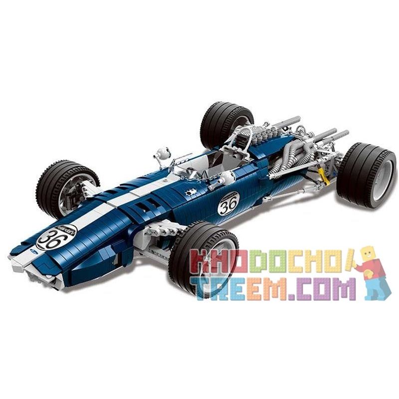 REBRICKABLE MOC-1234 1234 MOC1234 XINGBAO XB-03022 03022 XB03022 non  XE ĐUA MÀU XANH DA TRỜI bộ đồ chơi xếp lắp ráp ghép mô hình  EAGLE WESLAKE MK1 T1G Kỹ Thuật Công Nghệ Cao Mô Hình Phương Tiện 1758 khối