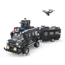 WOMA C0556 0556 non  XE BỌC THÉP KÉO KHOANG CỦA ĐẶC NHIỆM bộ đồ chơi xếp lắp ráp ghép mô hình Swat Special Force SWAT CORPS 1663 khối