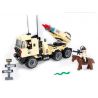 Enlighten 822 Qman 822 non  XE TẢI PHÓNG TÊN LỬA bộ đồ chơi xếp lắp ráp ghép mô hình Military Army COMBATZONES MISSILE CAR Quân Sự Bộ Đội 310 khối