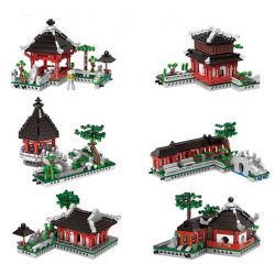 XINGBAO XB-01110 01110 XB01110 non  NHÀ VƯỜN CỔ Ở TÔ CHÂU bộ đồ chơi xếp lắp ráp ghép mô hình Mini Modular GARDEN SUZHOU Đường Phố Thu Nhỏ 2479 khối