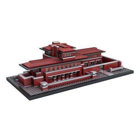 LOZ 1018 Xếp hình kiểu Nanoblock ARCHITECTURE Robie House Nhà Robie 2115 khối