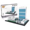 LOZ 1014 Xếp hình kiểu Nanoblock ARCHITECTURE The United Nations Headquarters Trụ Sở Liên Hợp Quốc 616 khối