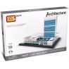 LOZ 1014 Xếp hình kiểu Nanoblock ARCHITECTURE The United Nations Headquarters Trụ Sở Liên Hợp Quốc 616 khối