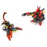 GUDI 9908 non  PINBALL MEN BLOOD SCORPION bộ đồ chơi xếp lắp ráp ghép mô hình Transformers Robot Đại Chiến Người Máy Biến Hình 133 khối