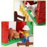 HYSTOYS HONGYUANSHENG AOLEDUOTOYS GM-5001 5001 GM5001 HG-1268 1268 HG1268 Xếp hình kiểu    Big Farm Nông Trại Nhỏ gồm 2 hộp nhỏ 76 khối