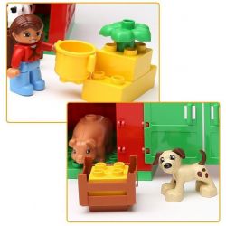 HYSTOYS HONGYUANSHENG AOLEDUOTOYS GM-5001 5001 GM5001 HG-1268 1268 HG1268 Xếp hình kiểu    Big Farm Nông Trại Nhỏ gồm 2 hộp nhỏ 76 khối