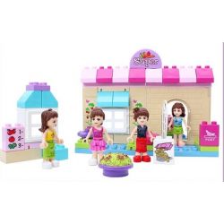  Xếp hình kiểu  Go Shopping At Supermarket With Girls Chuyến Đi Siêu Thị Thú Vị 73 khối