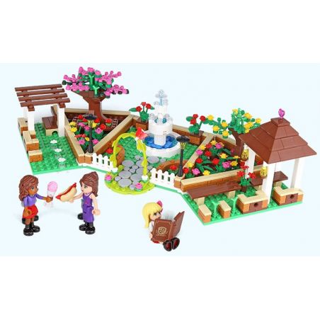 XINGBAO XB-12004 12004 XB12004 non  THÀNH PHỐ CÔ GÁI bộ đồ chơi xếp lắp ráp ghép mô hình City Girl CITYGIRL FLOWER CORNER Thành Phố Con Gái 554 khối