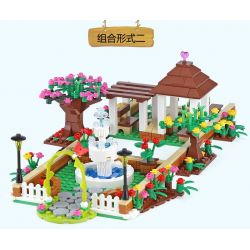 XINGBAO XB-12004 12004 XB12004 non  THÀNH PHỐ CÔ GÁI bộ đồ chơi xếp lắp ráp ghép mô hình City Girl CITYGIRL FLOWER CORNER Thành Phố Con Gái 554 khối