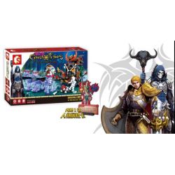 SEMBO WEKKI VIGGI SD3301 3301 non  CRISIS OF KRIS HORDE GLORY GHOST CARRIAGE bộ đồ chơi xếp lắp ráp ghép mô hình Chronicles Of The Ghostly Tribe GHOST TRIBES Bộ Tộc Ma 269 khối