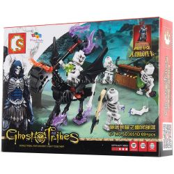 SEMBO SD3051 3051 Xếp hình kiểu  CHRONICLES OF THE GHOSTLY TRIBE Ghost Tribal Series Tuyển Tập Bộ Lạc Ma Quái 283 khối