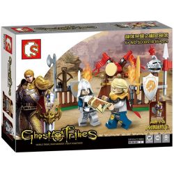 SEMBO SD3051 3051 Xếp hình kiểu  CHRONICLES OF THE GHOSTLY TRIBE Ghost Tribal Series Tuyển Tập Bộ Lạc Ma Quái 283 khối