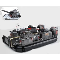 XINGBAO XB-06019 06019 XB06019 non  TÀU ĐỆM KHÍ ĐỔ BỘ bộ đồ chơi xếp lắp ráp ghép mô hình Across The Battlefield ACROSS THE BATTLEFIELD AMPHIBIOUS TRANSPORT SHIP Băng Qua Chiến Trường 3006 khối