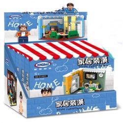 XINGBAO XB non  6 CĂN PHÒNG SINH HOẠT bộ đồ chơi xếp lắp ráp ghép mô hình Creator HOME FURNISHING Sáng Tạo 2116 khối