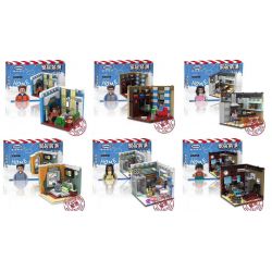 XINGBAO XB non  6 CĂN PHÒNG SINH HOẠT bộ đồ chơi xếp lắp ráp ghép mô hình Creator HOME FURNISHING Sáng Tạo 2116 khối