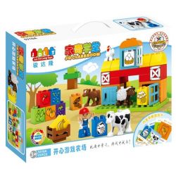 JUN DA LONG TOYS JDLT 5310A Xếp hình kiểu    Happy Farm Nông Trại Vui Vẻ 51 khối