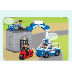 JUN DA LONG TOYS JDLT 5276A Xếp hình kiểu    Fire City Thành Phố Lính Cứu Hỏa 126 khối