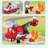 JUN DA LONG TOYS JDLT 5276A Xếp hình kiểu    Fire City Thành Phố Lính Cứu Hỏa 126 khối