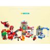 JUN DA LONG TOYS JDLT 5276A Xếp hình kiểu    Fire City Thành Phố Lính Cứu Hỏa 126 khối
