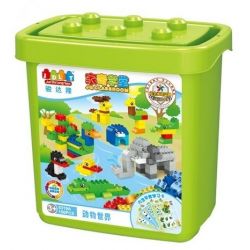 JUN DA LONG TOYS JDLT 5319A Xếp hình kiểu    Animals On River Các Loài Động Vật Bên Sông 150 khối