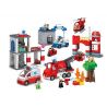 JUN DA LONG TOYS JDLT 5276A Xếp hình kiểu    Fire City Thành Phố Lính Cứu Hỏa 126 khối