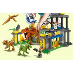 JUN DA LONG TOYS JDLT 5073A Xếp hình kiểu    Dinosaur World Lạc Vào Thế Giới Khủng Long 138 khối