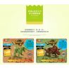 JUN DA LONG TOYS JDLT 5073A Xếp hình kiểu    Dinosaur World Lạc Vào Thế Giới Khủng Long 138 khối