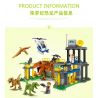 JUN DA LONG TOYS JDLT 5073A Xếp hình kiểu    Dinosaur World Lạc Vào Thế Giới Khủng Long 138 khối