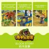 JUN DA LONG TOYS JDLT 5073A Xếp hình kiểu    Dinosaur World Lạc Vào Thế Giới Khủng Long 138 khối