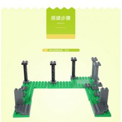 JUN DA LONG TOYS JDLT 5073A Xếp hình kiểu    Dinosaur World Lạc Vào Thế Giới Khủng Long 138 khối