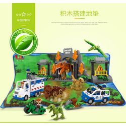 JUN DA LONG TOYS JDLT 5072A Xếp hình kiểu    Dinosaur World Thế Giới Khủng Long 141 khối