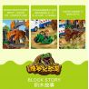 JUN DA LONG TOYS JDLT 5072A Xếp hình kiểu    Dinosaur World Thế Giới Khủng Long 141 khối