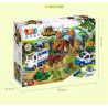 JUN DA LONG TOYS JDLT 5072A Xếp hình kiểu    Dinosaur World Thế Giới Khủng Long 141 khối