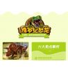 JUN DA LONG TOYS JDLT 5076A Xếp hình kiểu    Dinosaur World Chiến Đấu Bầy Khủng Long 106 khối