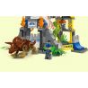 JUN DA LONG TOYS JDLT 5076A Xếp hình kiểu    Dinosaur World Chiến Đấu Bầy Khủng Long 106 khối