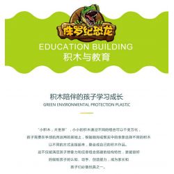 JUN DA LONG TOYS JDLT 5076A Xếp hình kiểu    Dinosaur World Chiến Đấu Bầy Khủng Long 106 khối