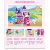 JUN DA LONG TOYS JDLT 5252A Xếp hình kiểu    Dream Castle And Princess Tòa Lâu Đài Và Công Chúa 96 khối