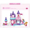 JUN DA LONG TOYS JDLT 5252A Xếp hình kiểu    Dream Castle And Princess Tòa Lâu Đài Và Công Chúa 96 khối