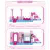 JUN DA LONG TOYS JDLT 5252A Xếp hình kiểu    Dream Castle And Princess Tòa Lâu Đài Và Công Chúa 96 khối