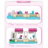 JUN DA LONG TOYS JDLT 5253A Xếp hình kiểu    Castle On River Lâu Đài Trên Sông 110 khối
