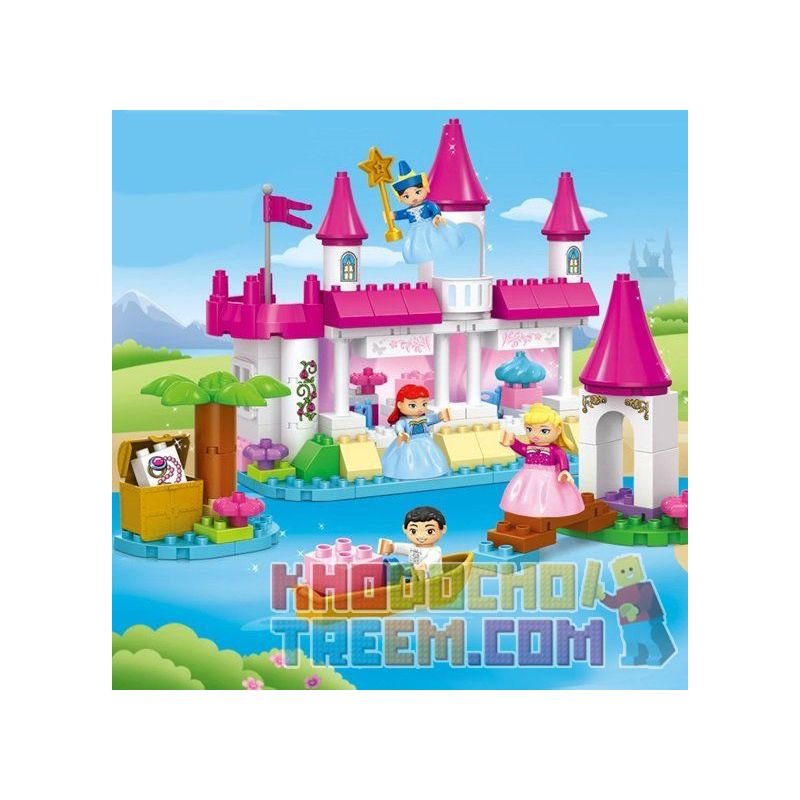 JUN DA LONG TOYS JDLT 5255A Xếp hình kiểu    Sofia Princess And Her  Công Chúa Sofia Và Những Người Bạn 136 khối